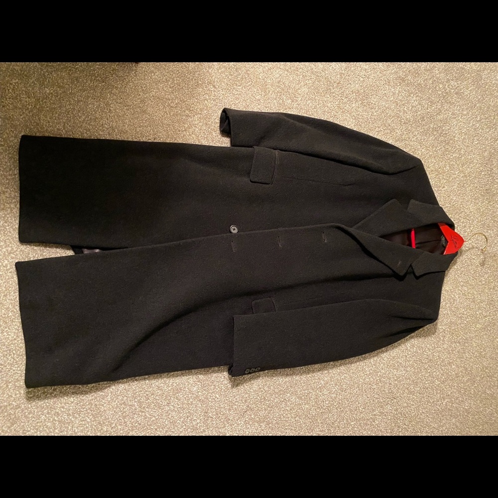Men’s 100% Cashmere Grey Overcoat